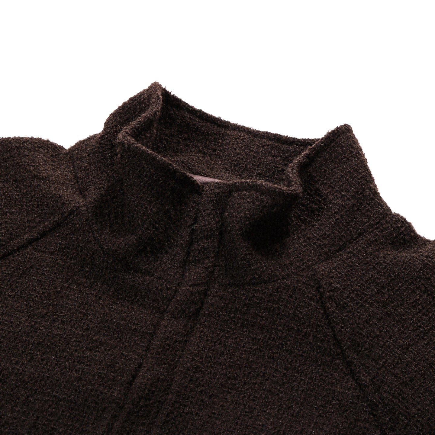 ARPENTEUR TRACK S P/O JACKET FANTAISIE TWEED BROWN