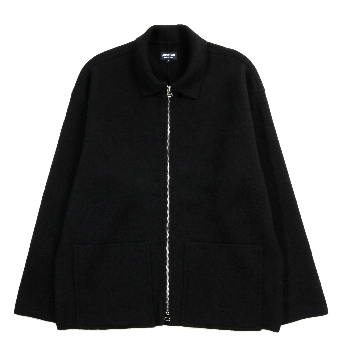 ARPENTEUR LINEA JACKET FELTED WOOL BLACK