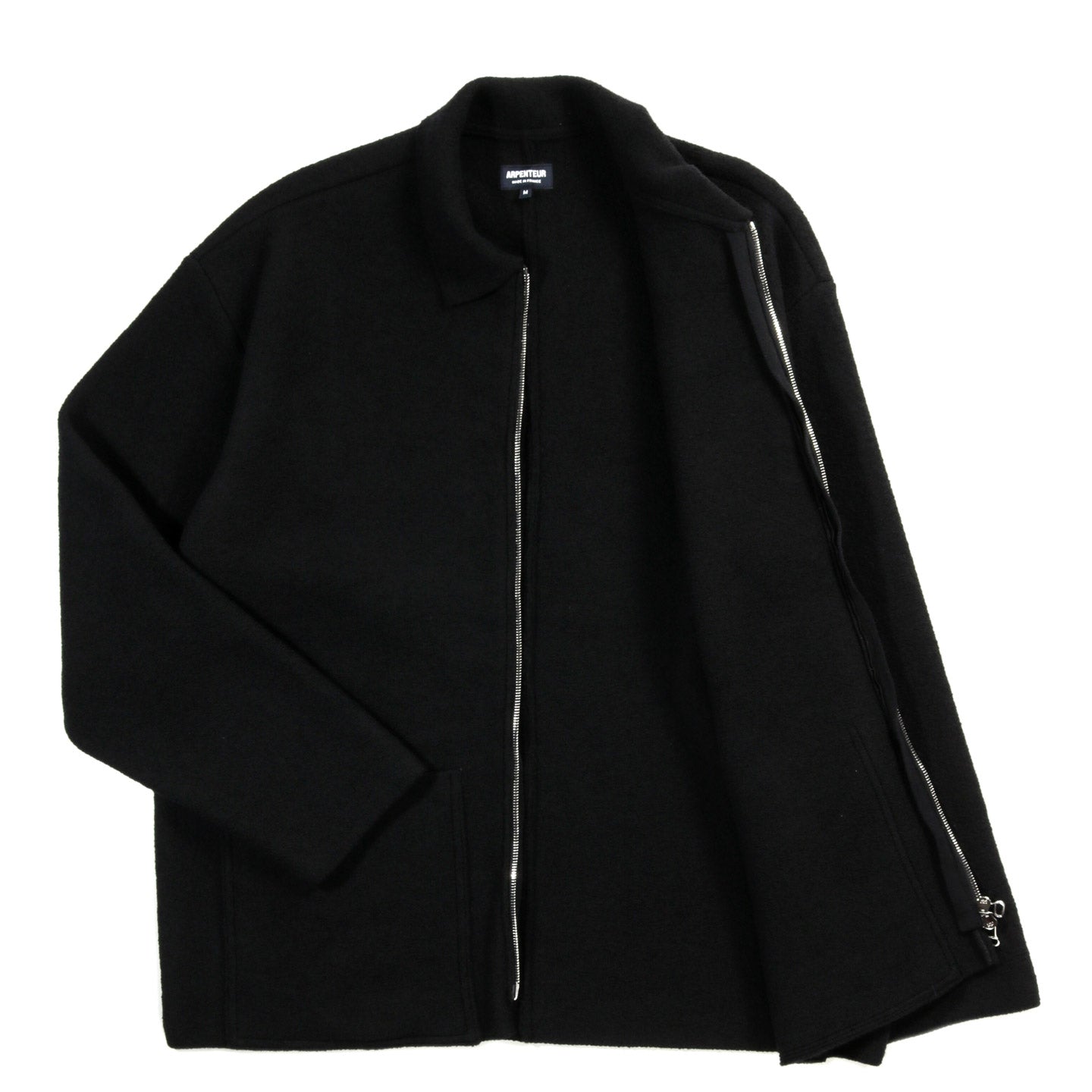 ARPENTEUR LINEA JACKET FELTED WOOL BLACK