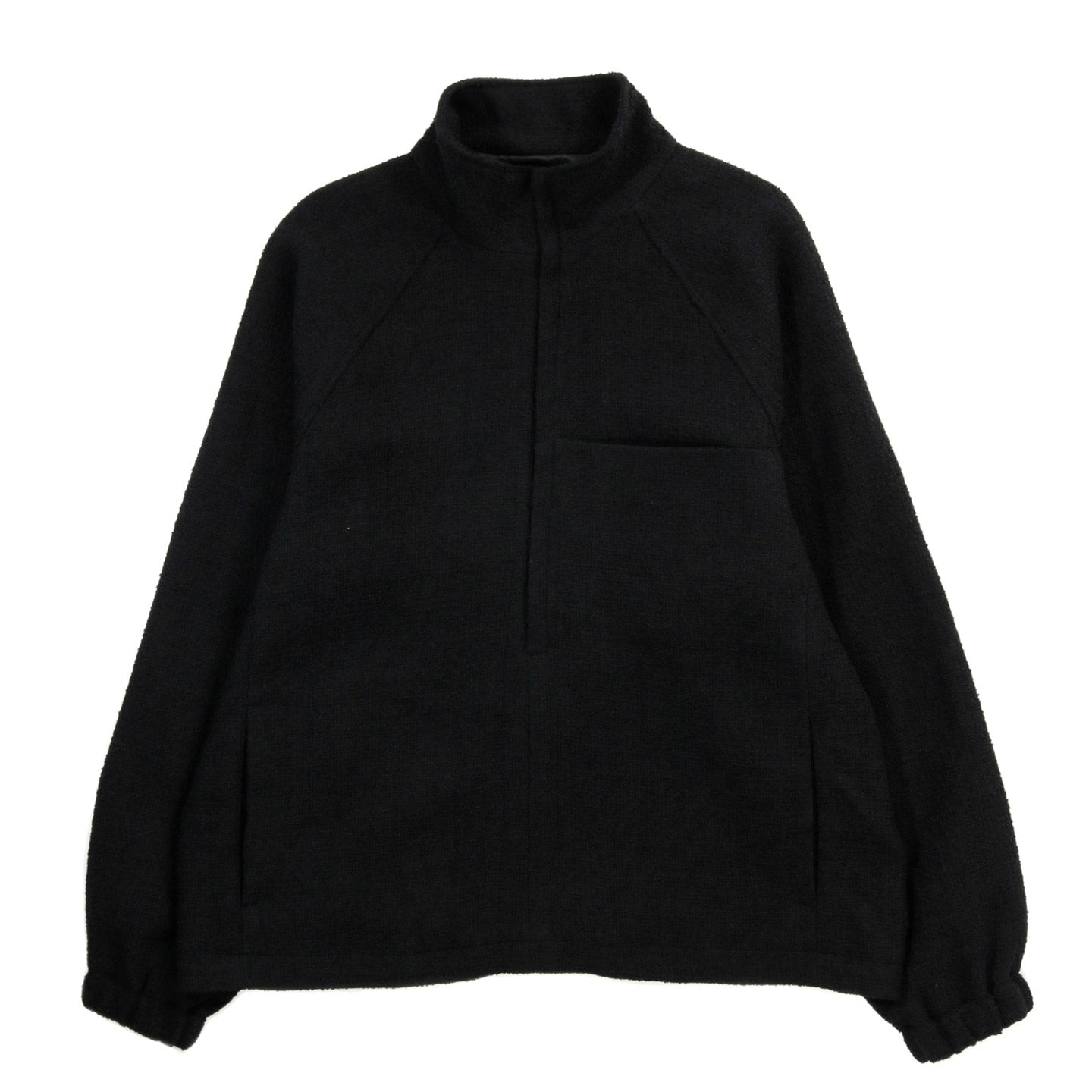 ARPENTEUR TRACK S P/O JACKET FANTAISIE TWEED BLACK