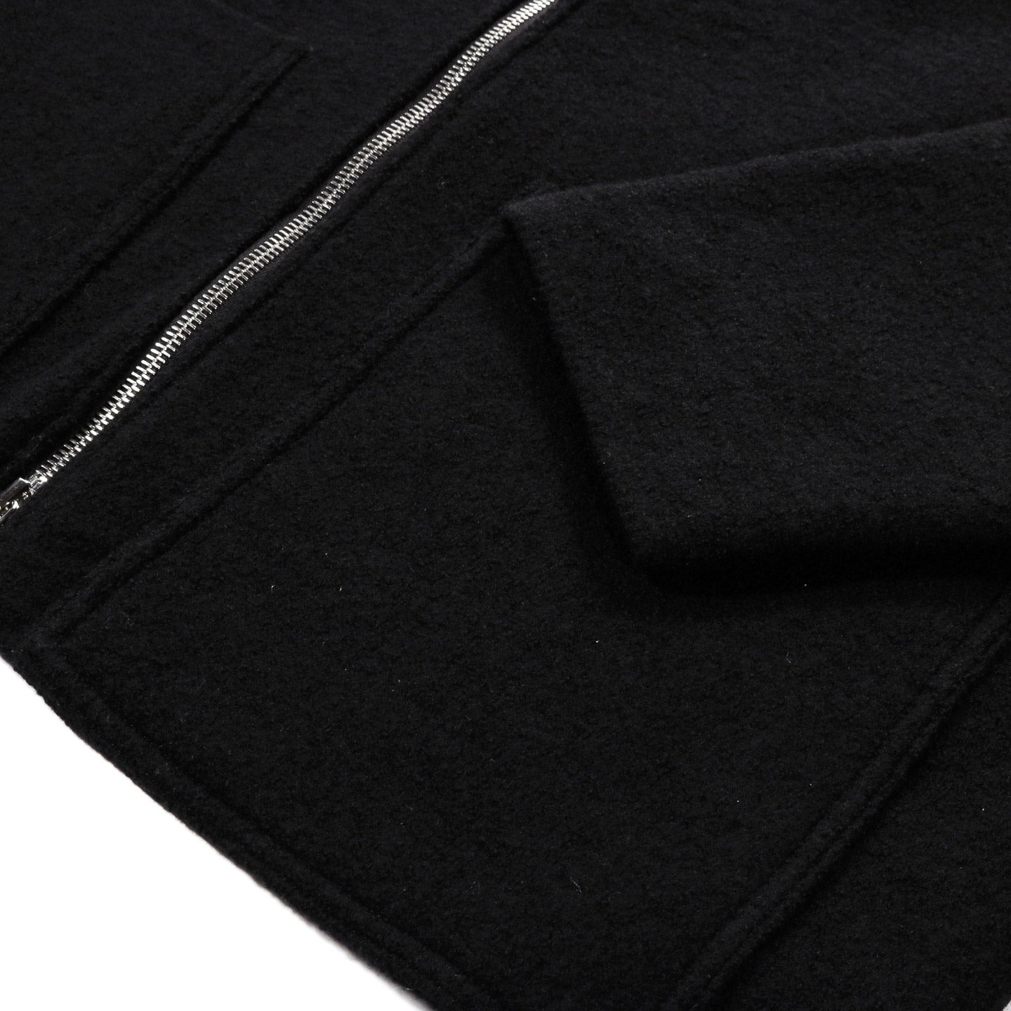 ARPENTEUR LINEA JACKET FELTED WOOL BLACK