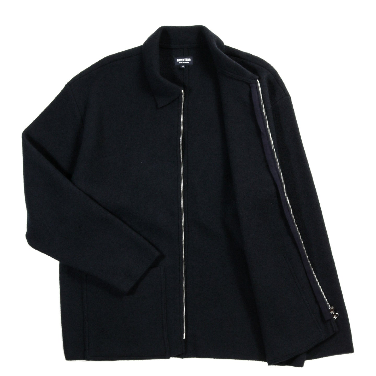 ARPENTEUR LINEA JACKET FELTED WOOL MIDNIGHT