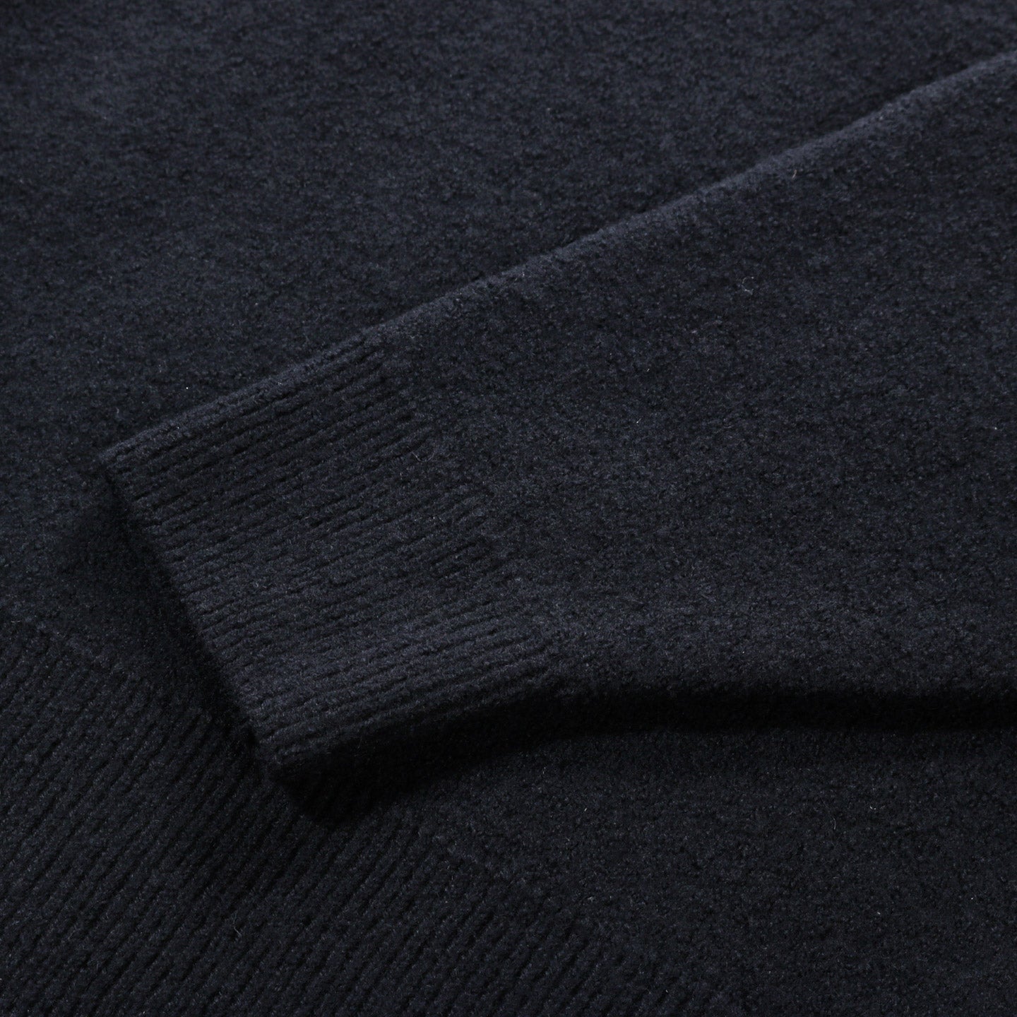 ARPENTEUR CAM SWEATER FELTED WOOL MIDNIGHT