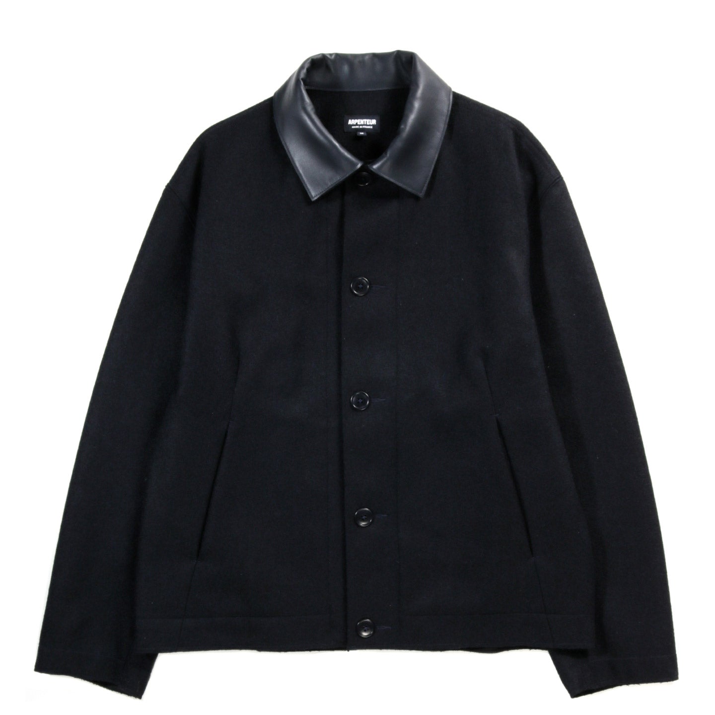 ARPENTEUR LUX C JACKET WOOL MELTON MIDNIGHT