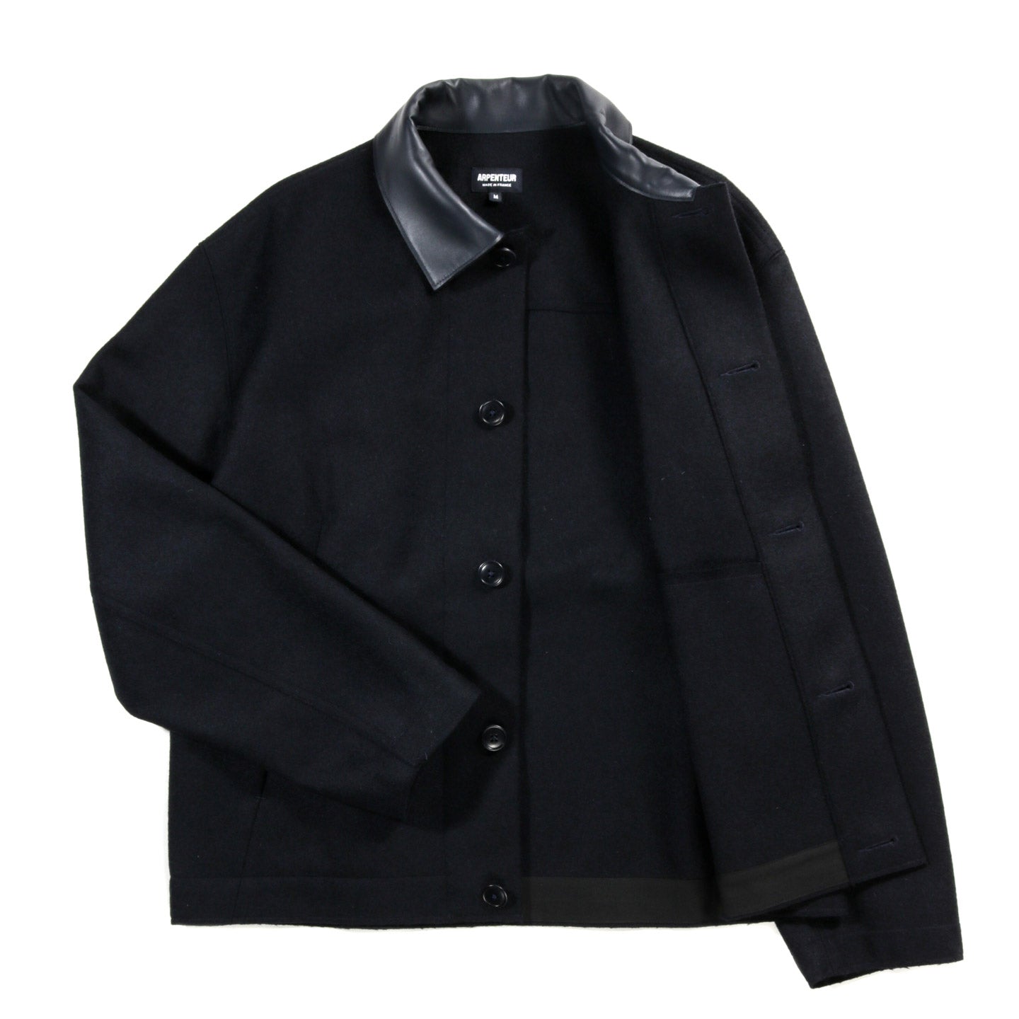 ARPENTEUR LUX C JACKET WOOL MELTON MIDNIGHT