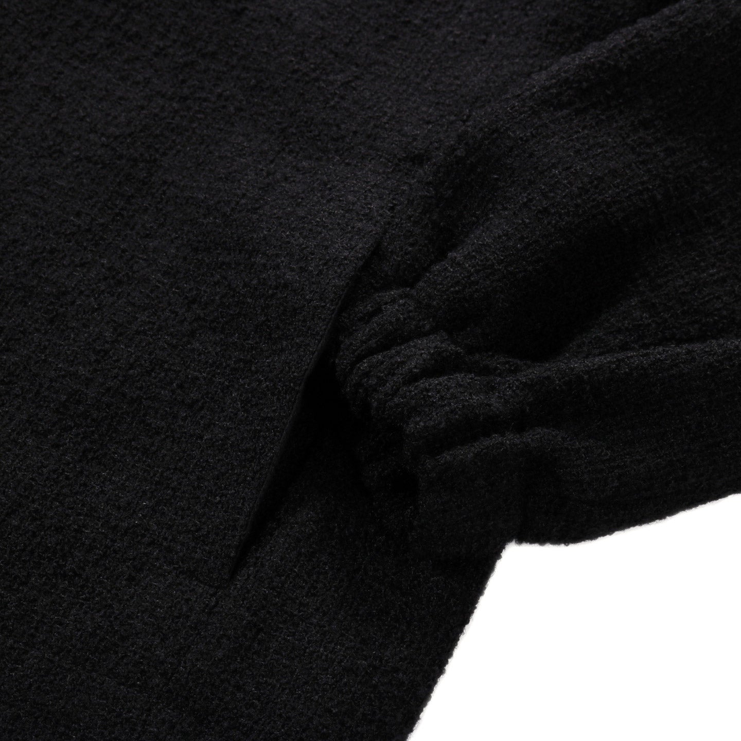 ARPENTEUR TRACK S P/O JACKET FANTAISIE TWEED BLACK