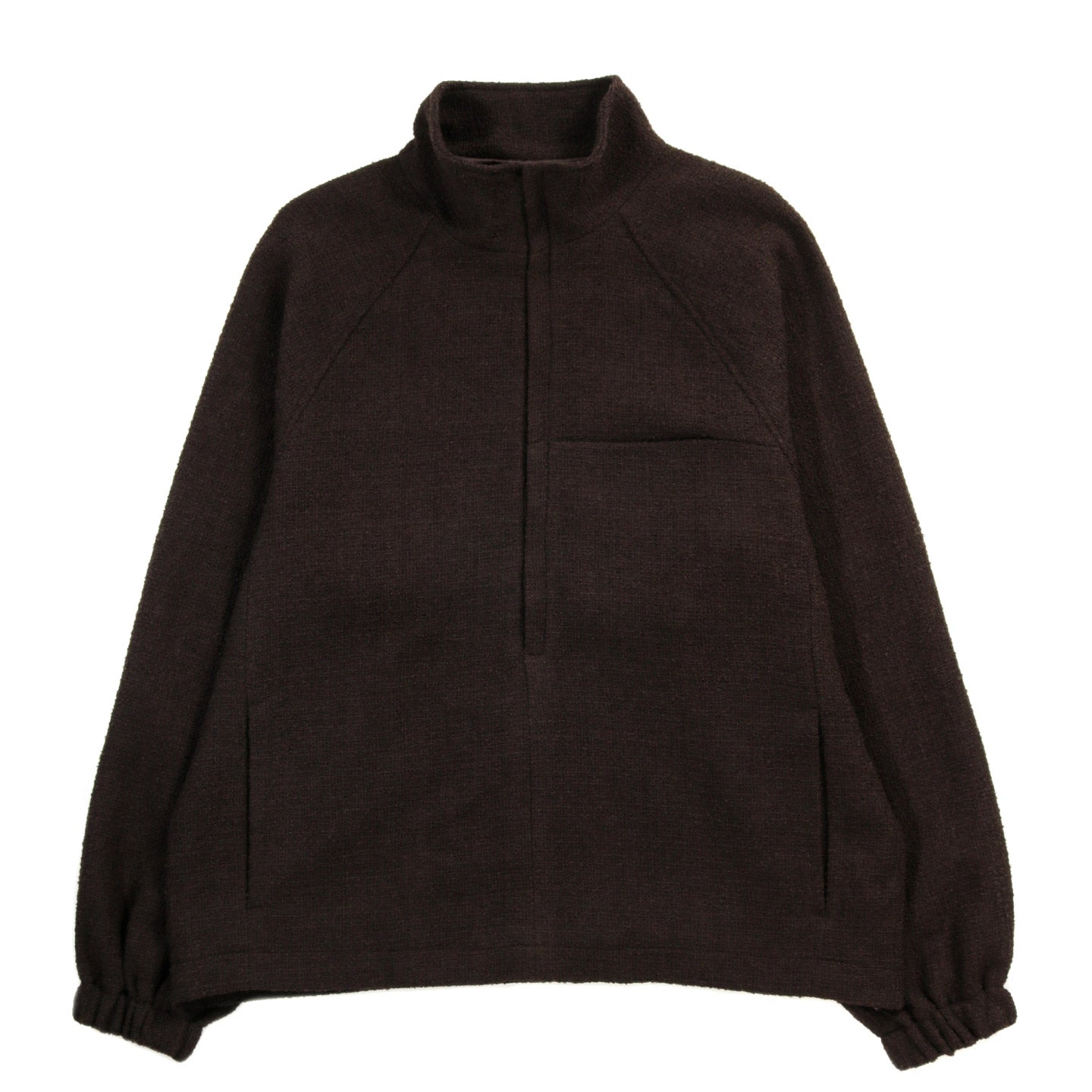 ARPENTEUR TRACK S P/O JACKET FANTAISIE TWEED BROWN