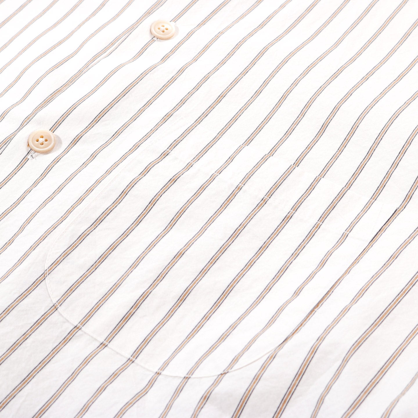 A KIND OF GUISE GUSTO SHIRT CREAM STRIPE