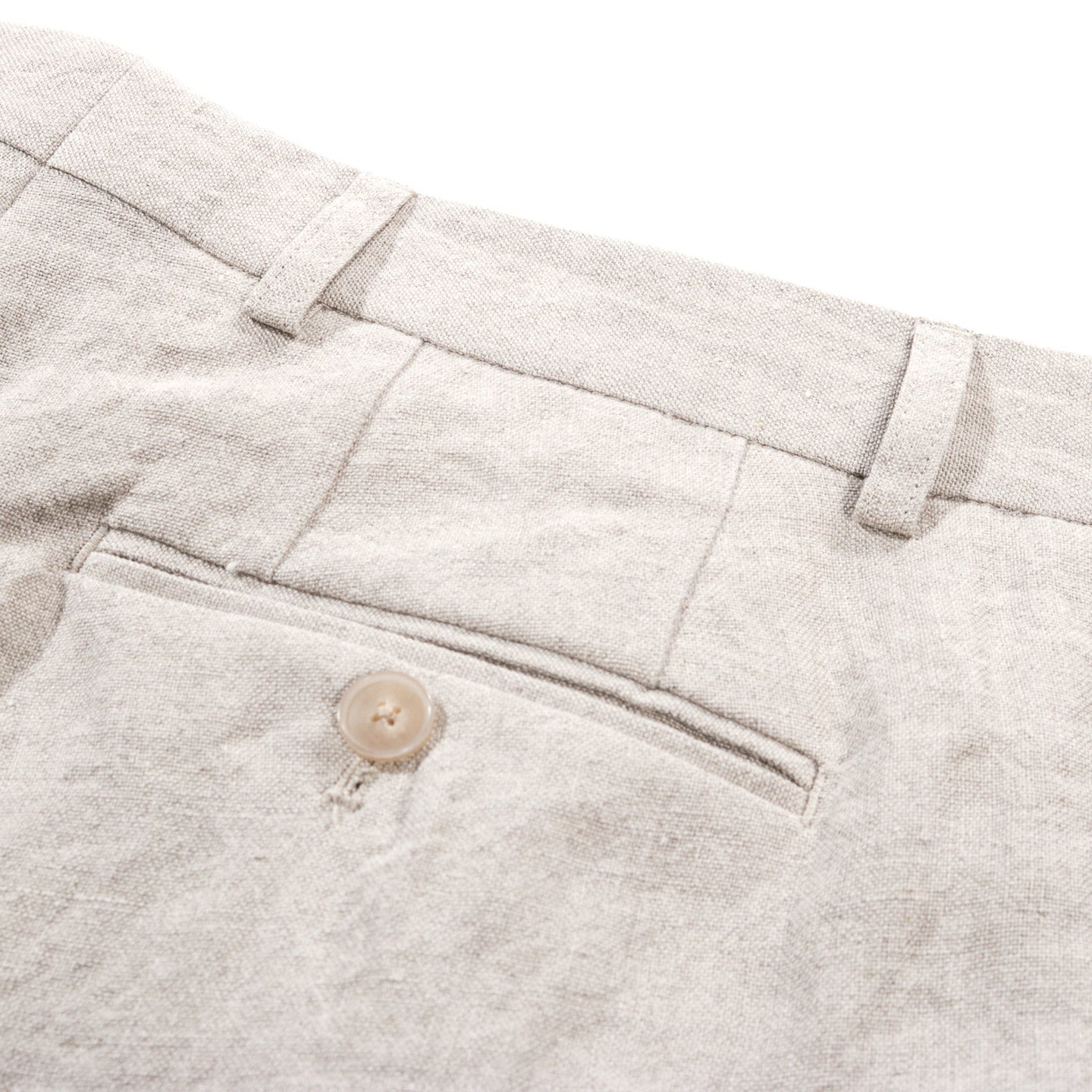 A KIND OF GUISE RELAXED TAILORED TROUSERS BEACH LINEN