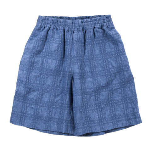 A KIND OF GUISE SALEH SHORTS AQUAMARINE SEERCHECK