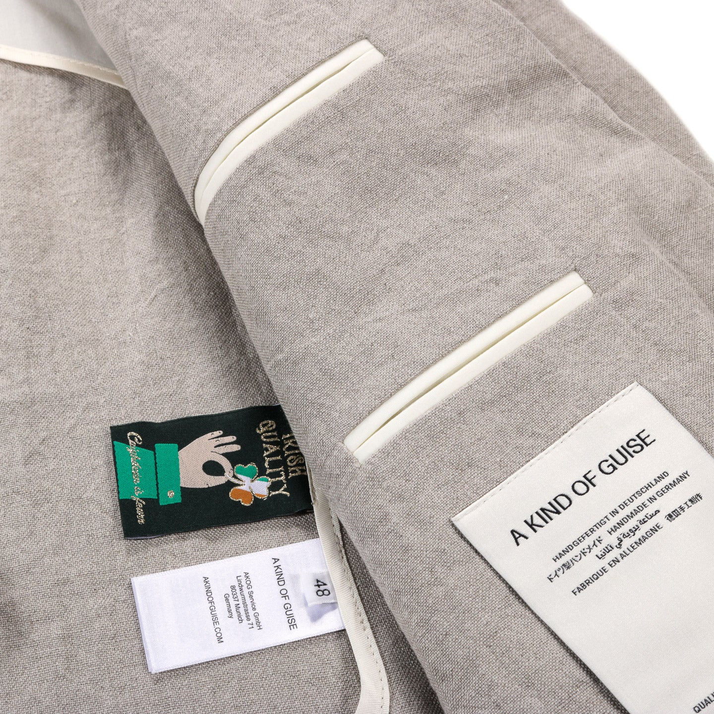 A KIND OF GUISE SHINJI BLAZER BEACH LINEN