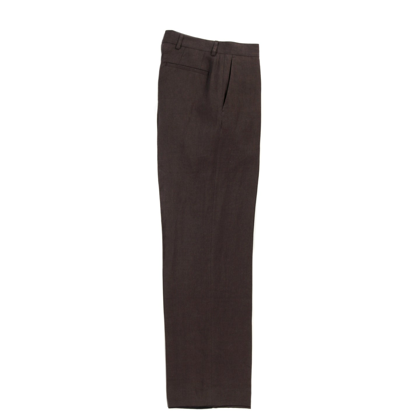 A KIND OF GUISE TAILORED WIDE TROUSERS BURNT UMBER