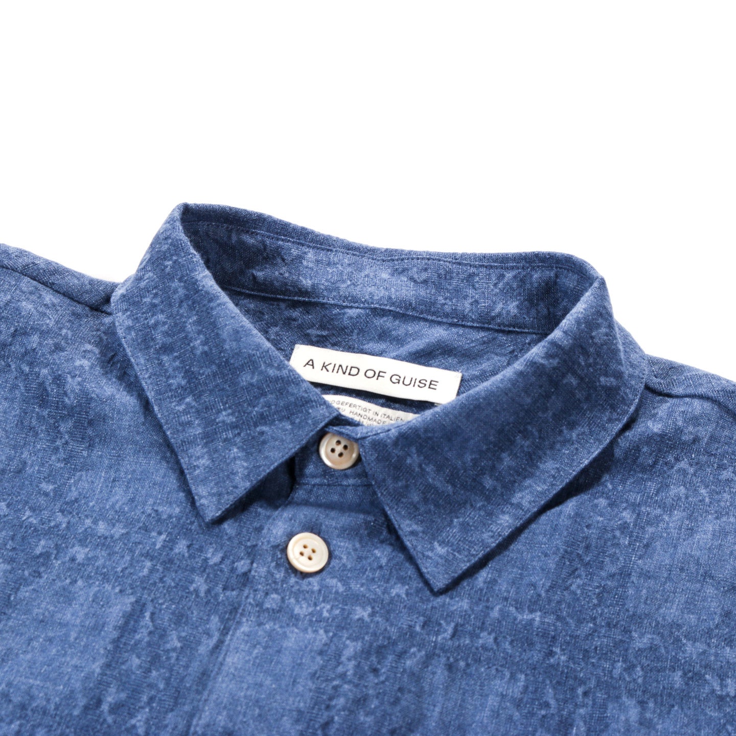 A KIND OF GUISE GUSTO SHIRT AQUAMARINE SEERCHECK