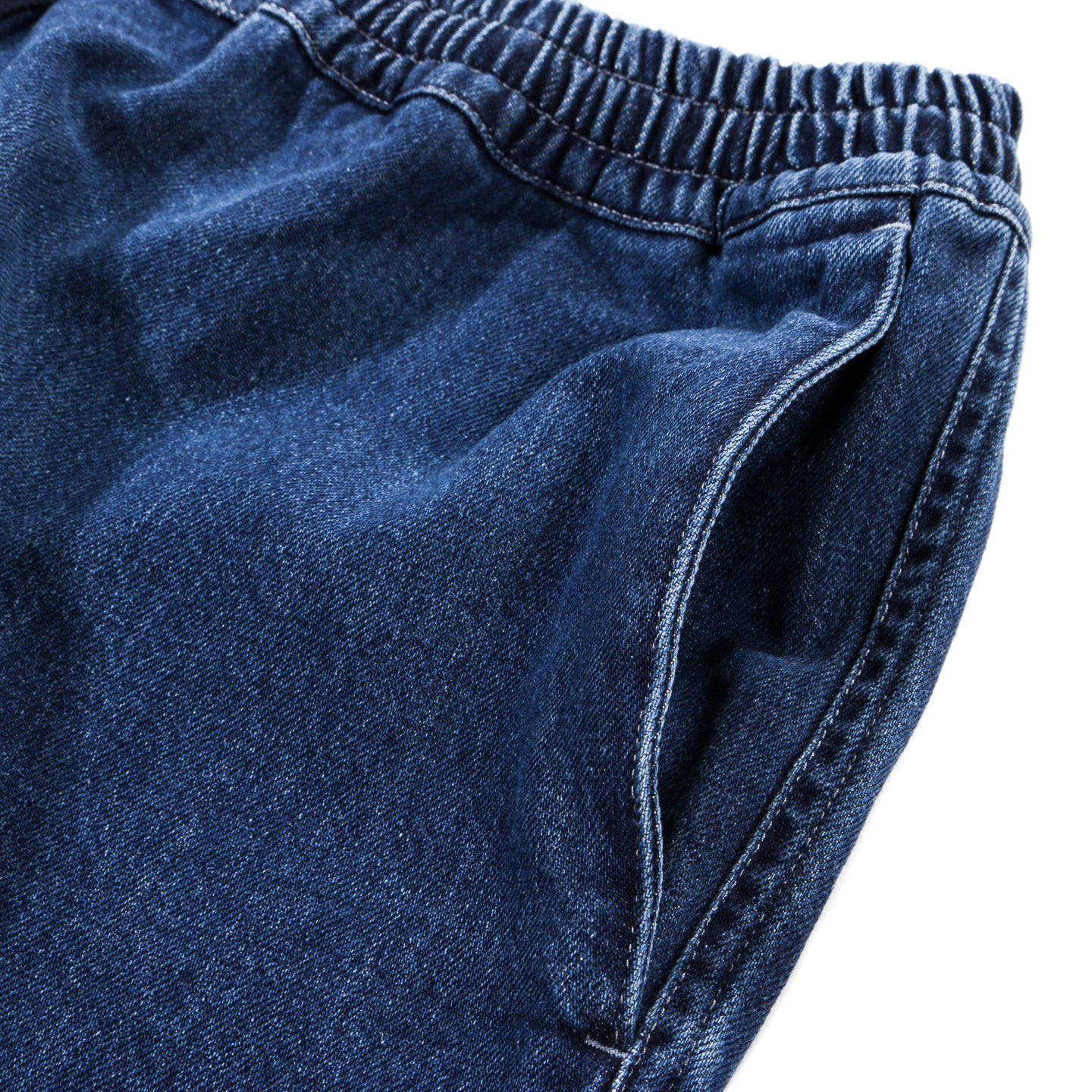 A KIND OF GUISE VOLTA SHORTS BLEACHED DENIM