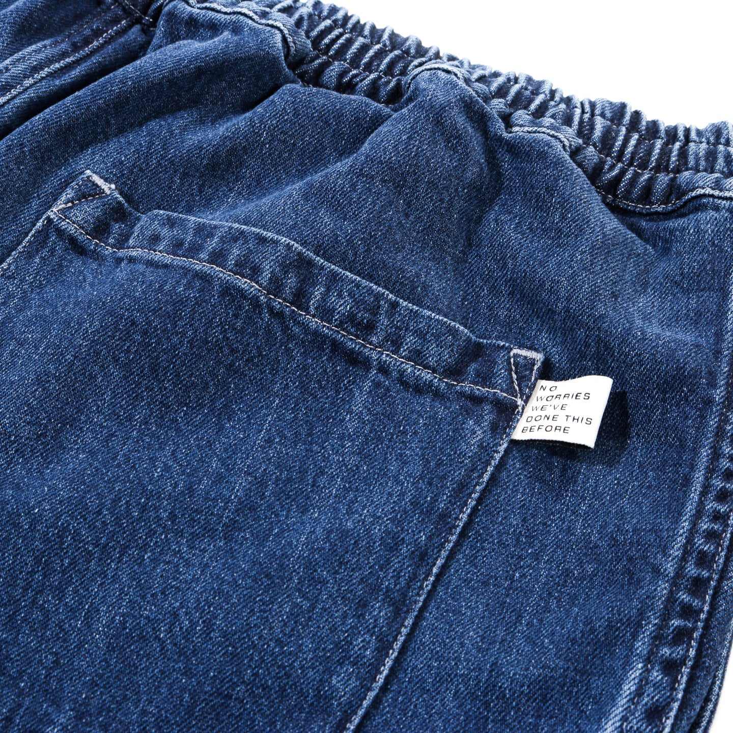 A KIND OF GUISE VOLTA SHORTS BLEACHED DENIM