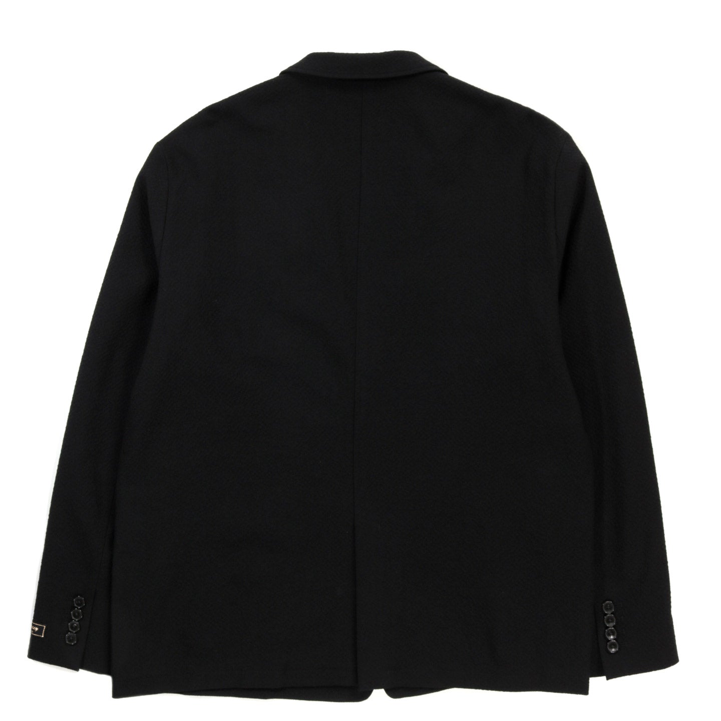 A KIND OF GUISE DECONSTRUCTED PEAK BLAZER STRUCTURED BLACK