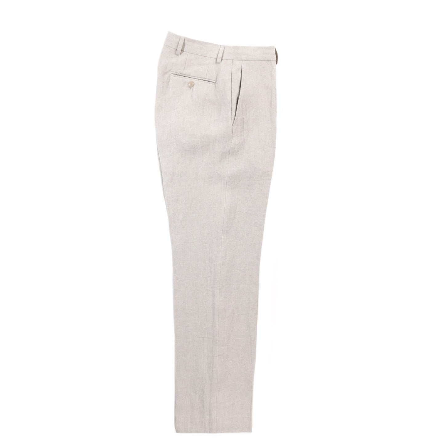 A KIND OF GUISE RELAXED TAILORED TROUSERS BEACH LINEN