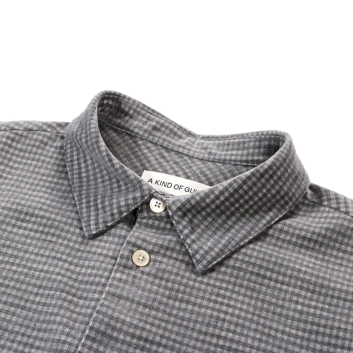 A KIND OF GUISE GUSTO SHIRT CHECKERED FINE CORDUROY