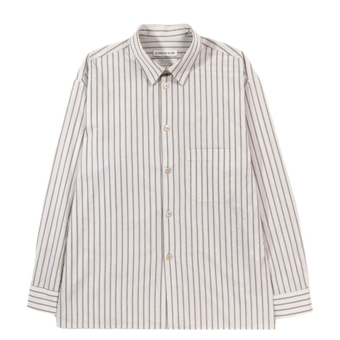 A KIND OF GUISE GUSTO SHIRT CREAM STRIPE