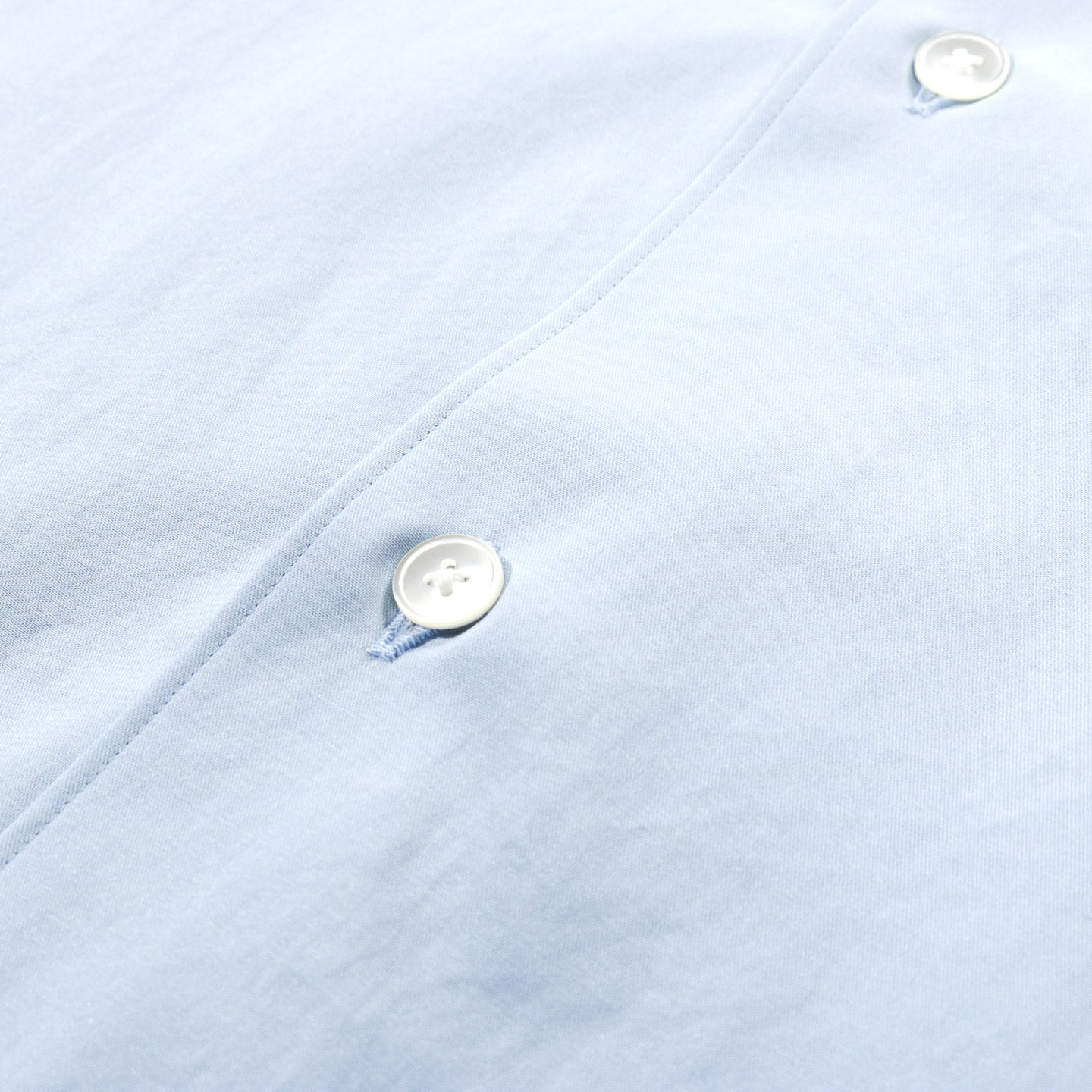 AURALEE WASHED FINX TWILL SHIRT LIGHT BLUE