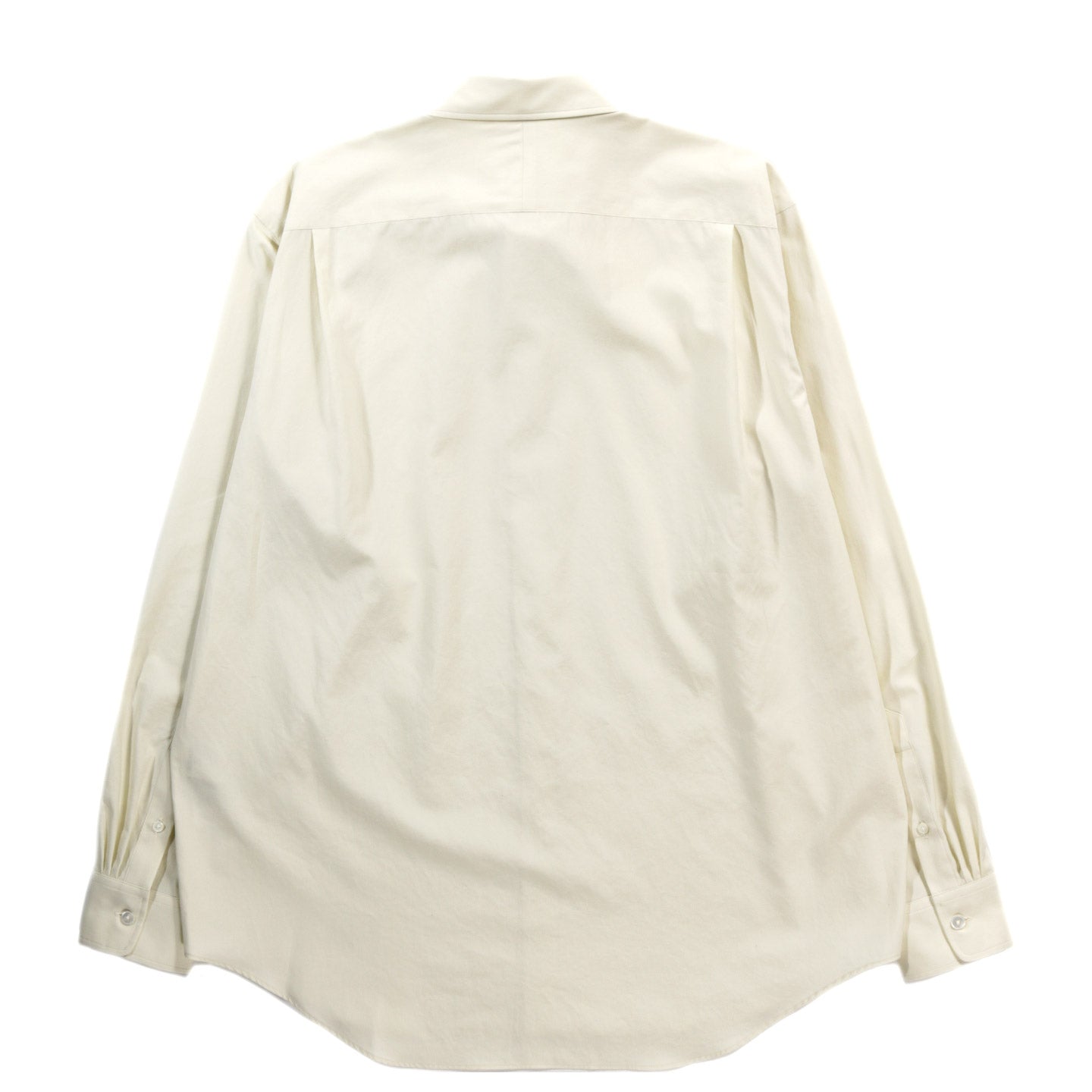 AURALEE WASHED FINX TWILL SHIRT VANILLA