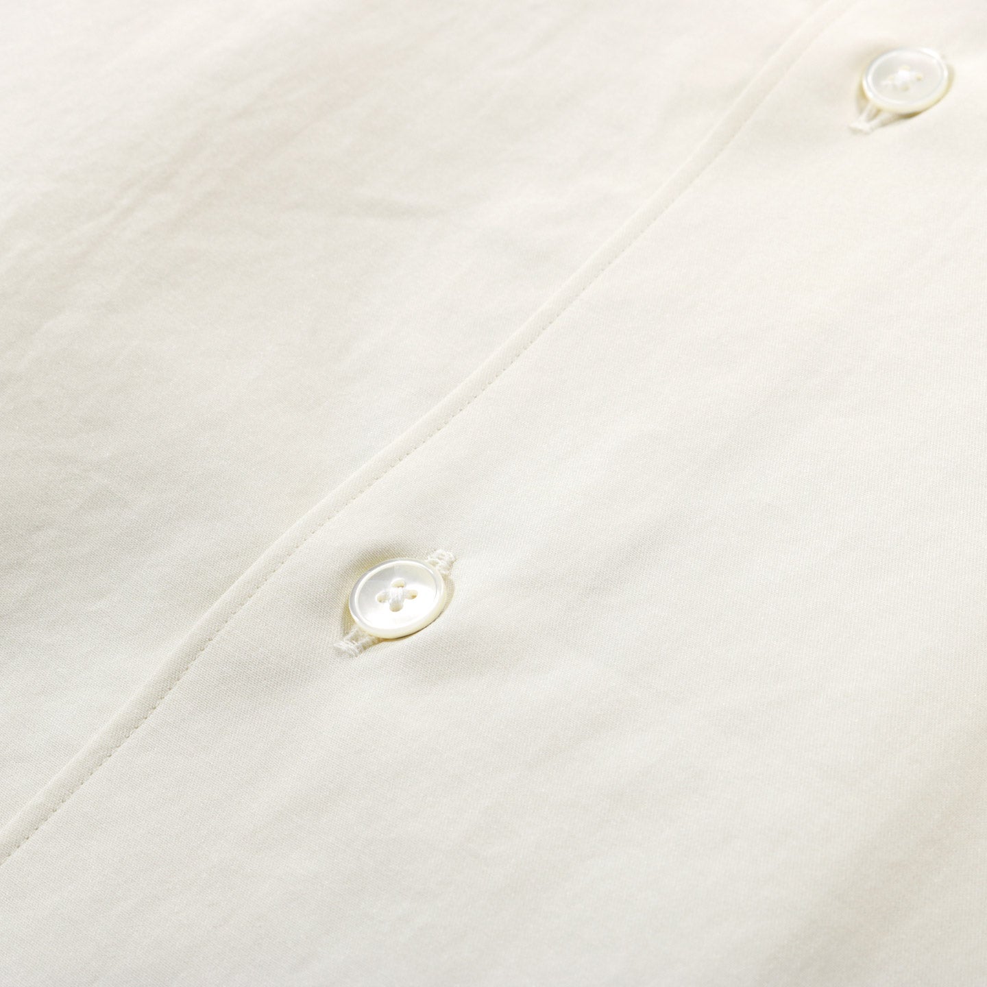AURALEE WASHED FINX TWILL SHIRT VANILLA