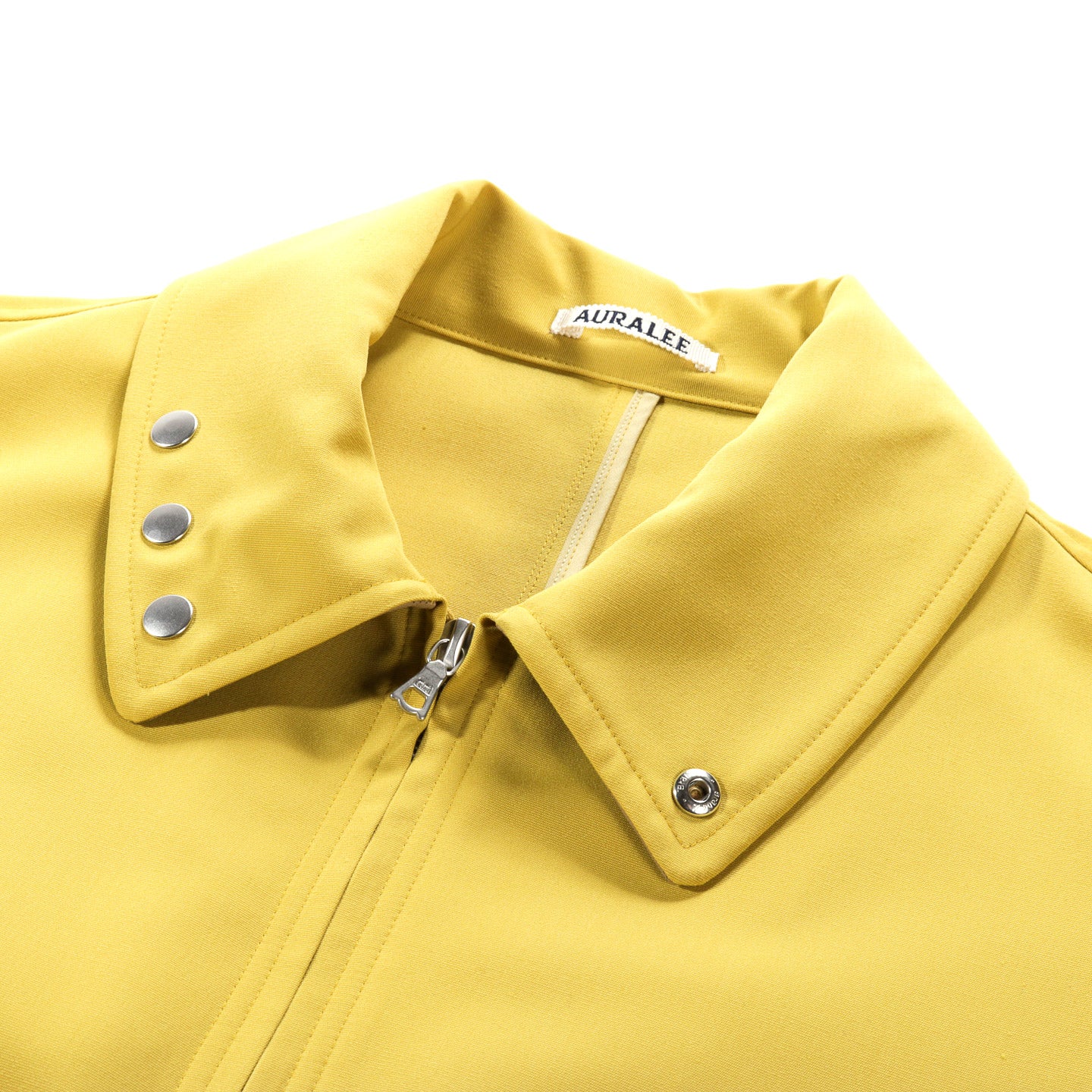 AURALEE WOOL MAX CANVAS BLOUSON MUSTARD YELLOW