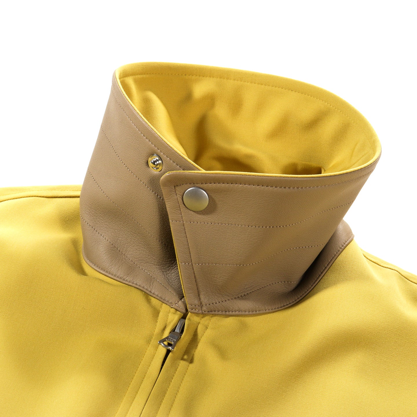 AURALEE WOOL MAX CANVAS BLOUSON MUSTARD YELLOW