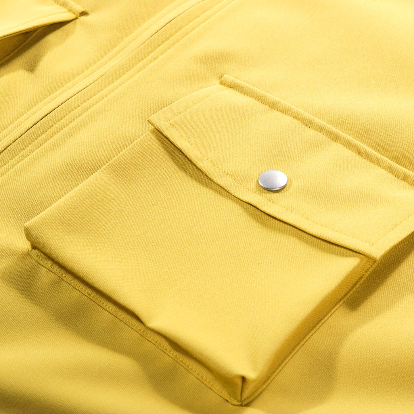 AURALEE WOOL MAX CANVAS BLOUSON MUSTARD YELLOW