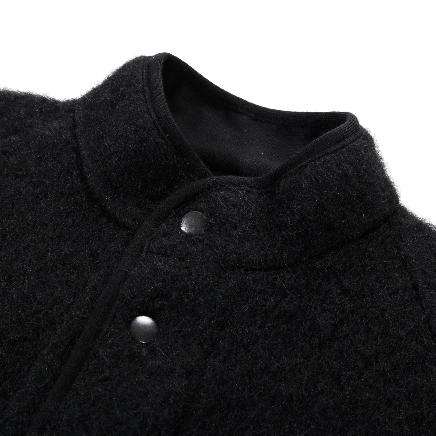 ARPENTEUR CONTOUR JACKET BRUSHED MOHAIR BLACK