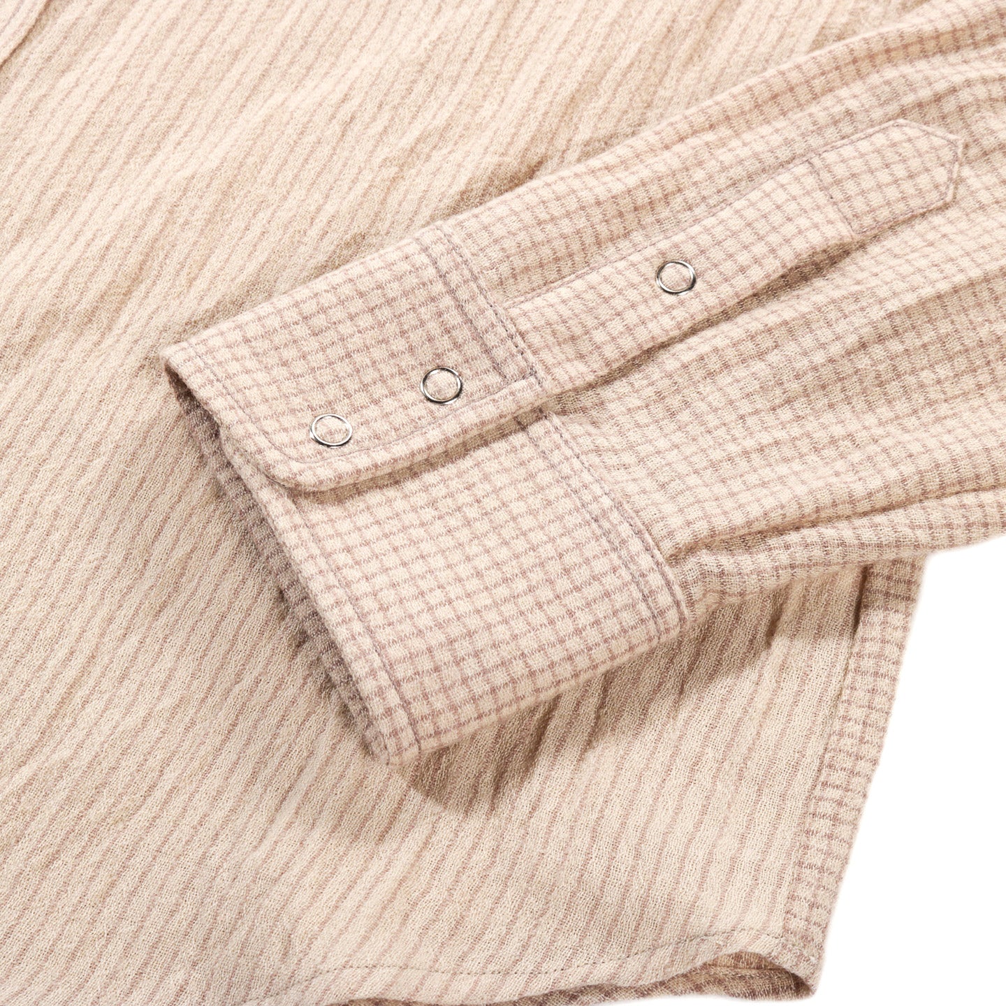 ARCHIE EVERGREEN SHIRT BEIGE WOOL COTTON GAUZE