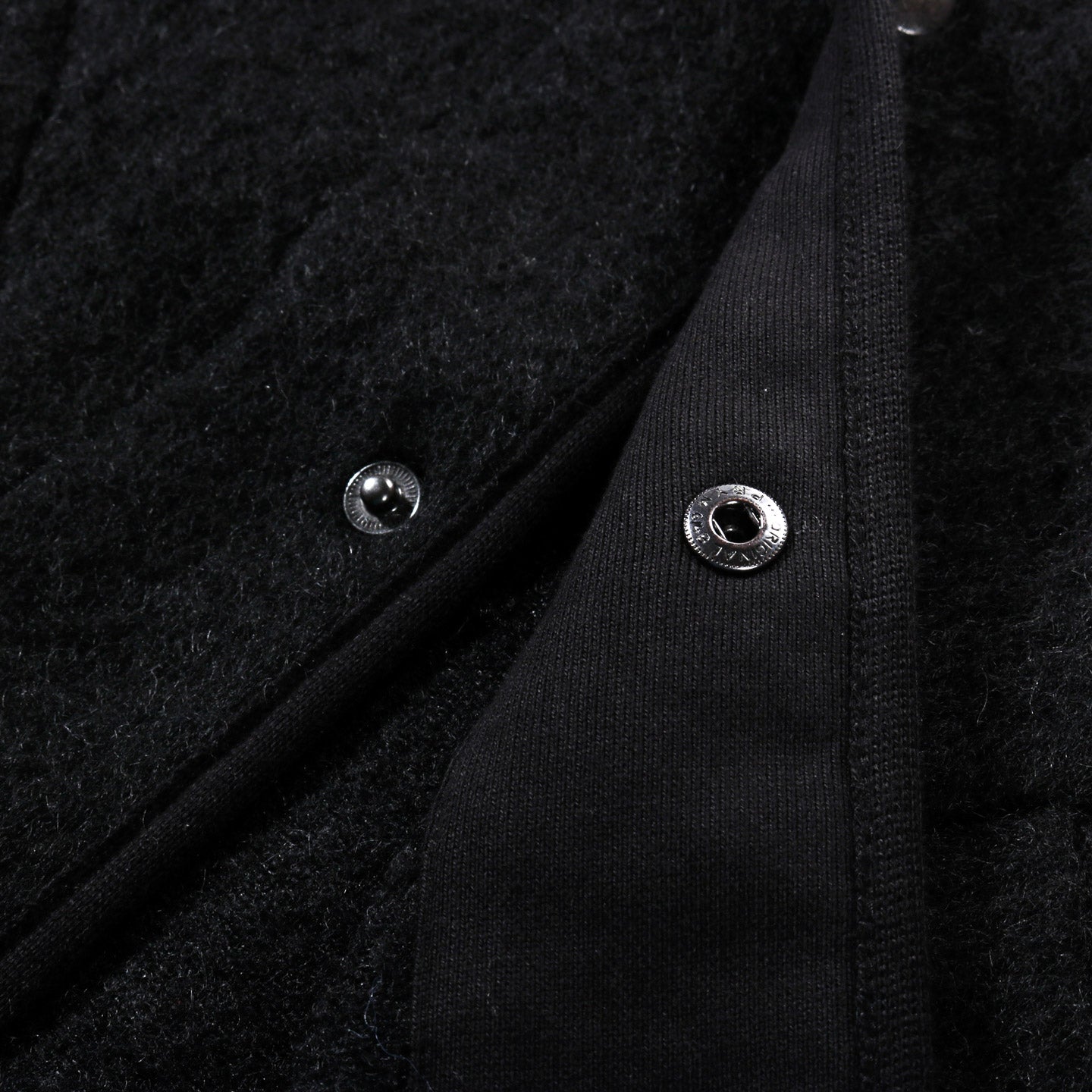 ARPENTEUR CONTOUR JACKET BRUSHED MOHAIR BLACK