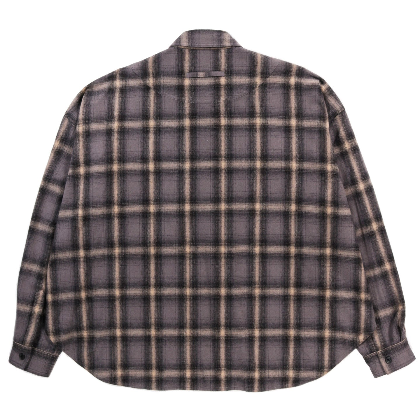 ARCHIE RIVER SHIRT BROWN COAL PLAID