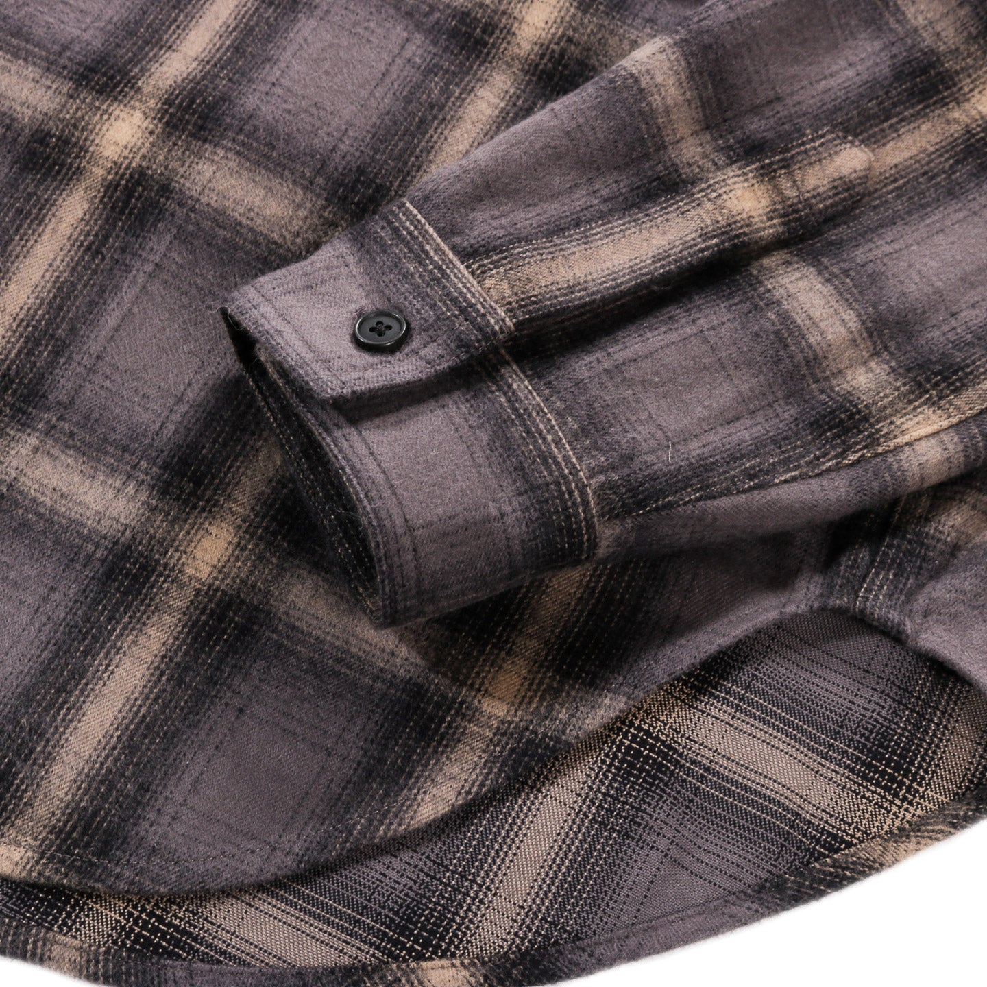 ARCHIE RIVER SHIRT BROWN COAL PLAID