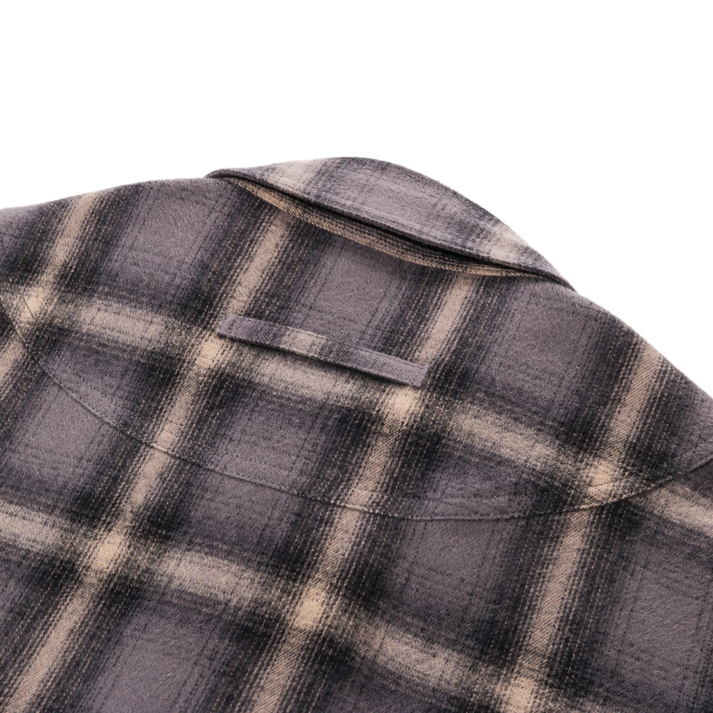 ARCHIE RIVER SHIRT BROWN COAL PLAID