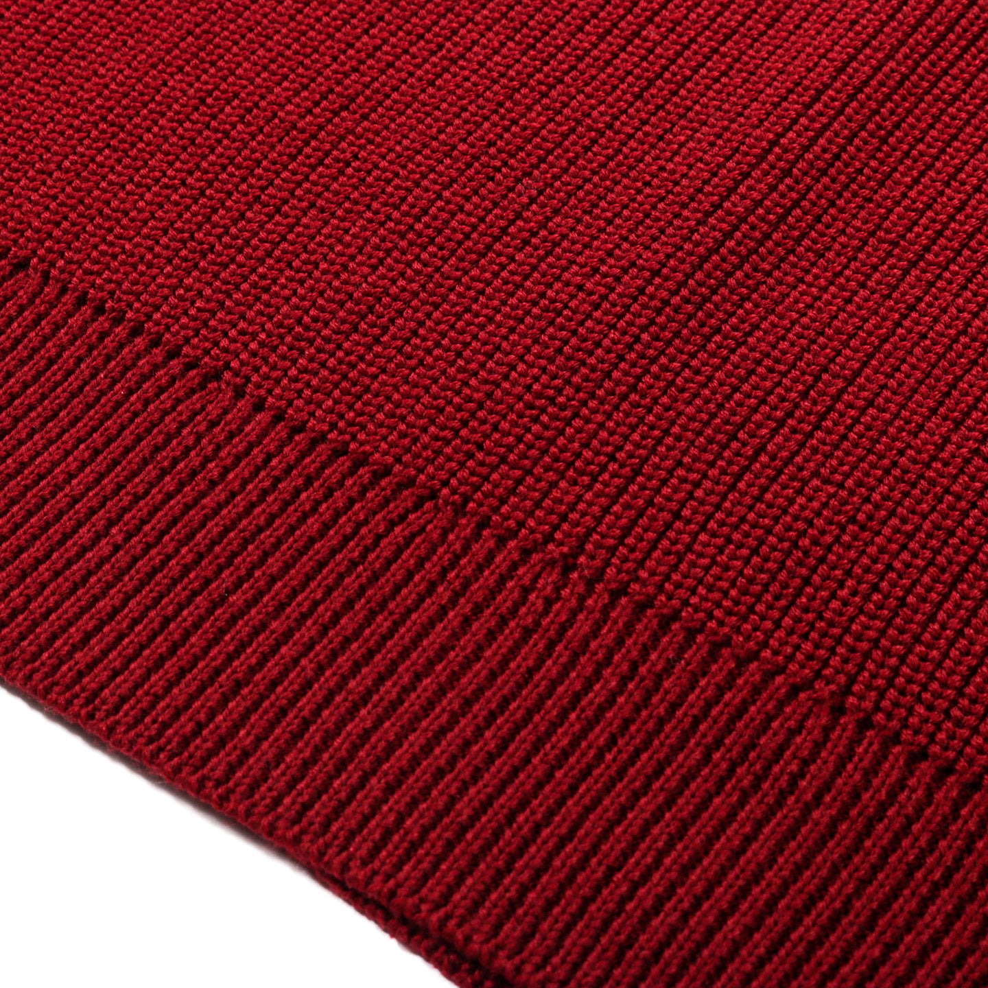 ARPENTEUR PLANO SWEATER MERINO WOOL RIB RED