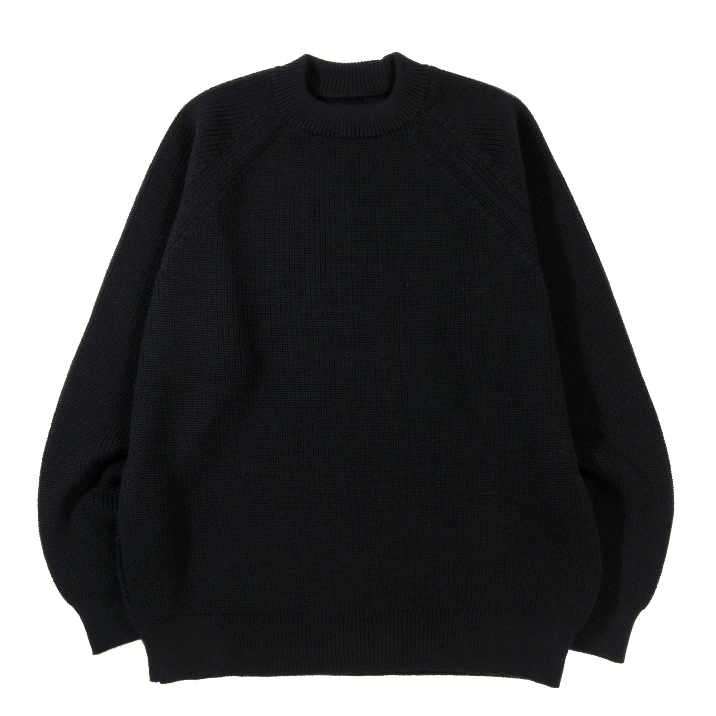 ARPENTEUR PLANO SWEATER MERINO WOOL RIB BLACK