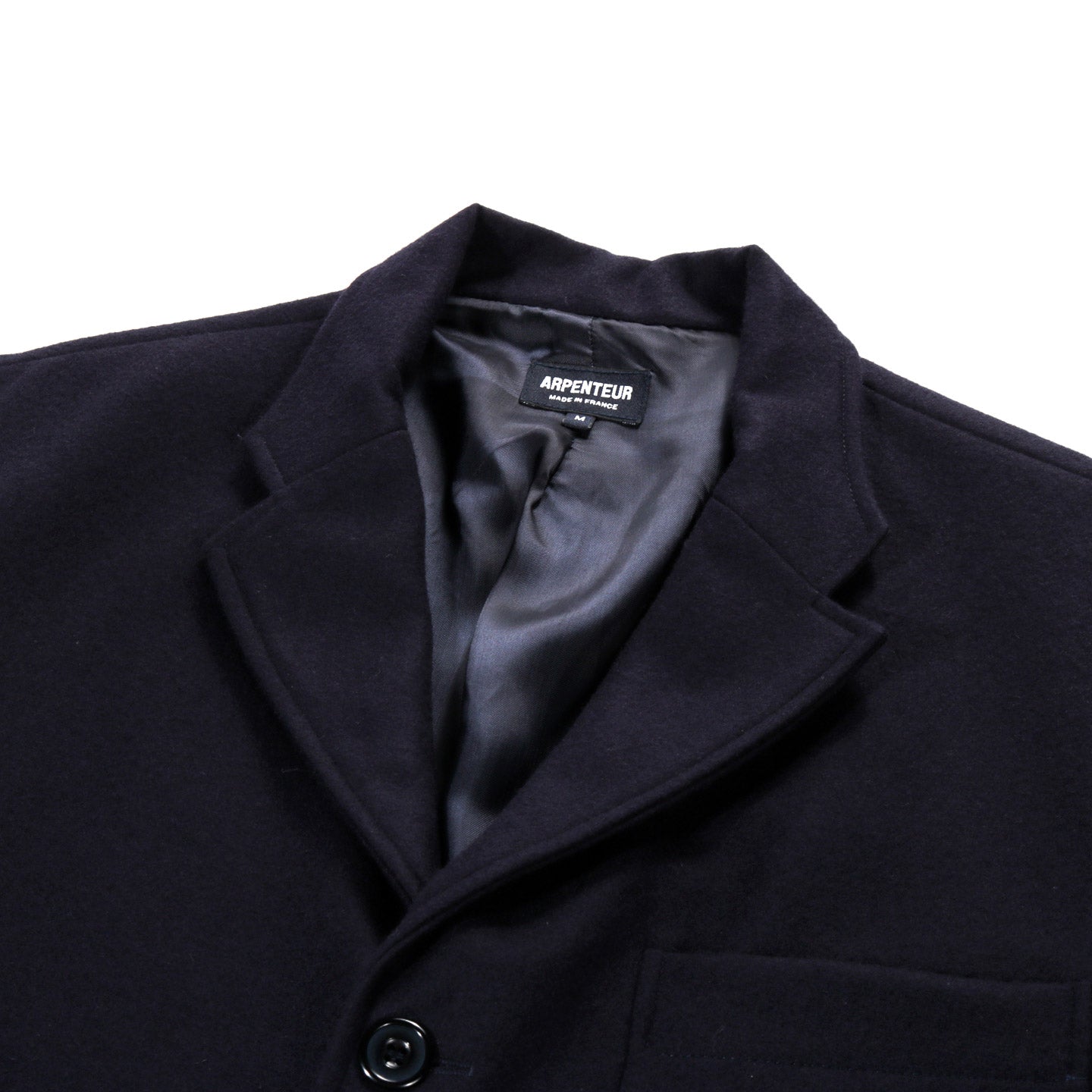 ARPENTEUR FOX JACKET WOOL FLANNEL NAVY