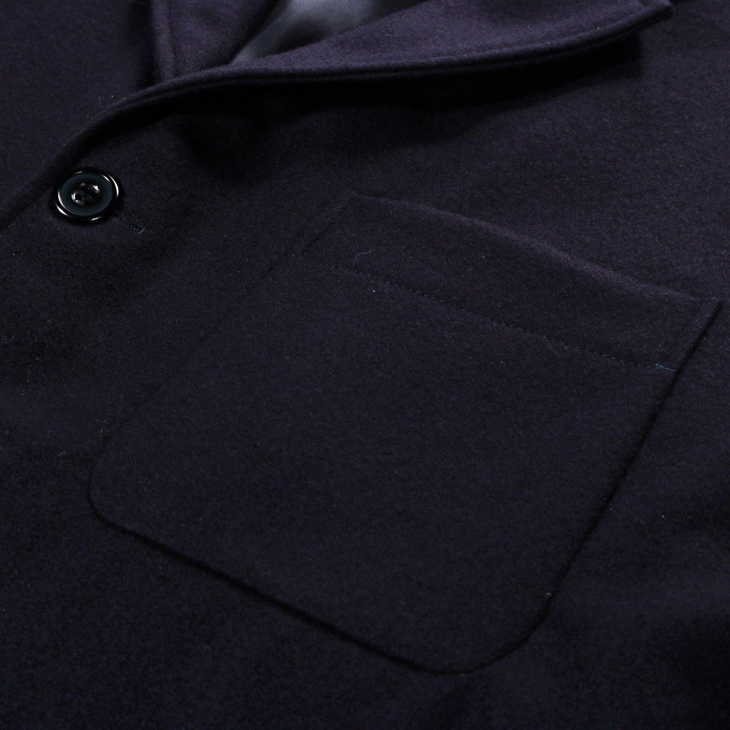 ARPENTEUR FOX JACKET WOOL FLANNEL NAVY