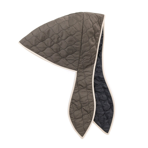 ARCHIE HEADSCARF OLIVE QUILTED NYLON