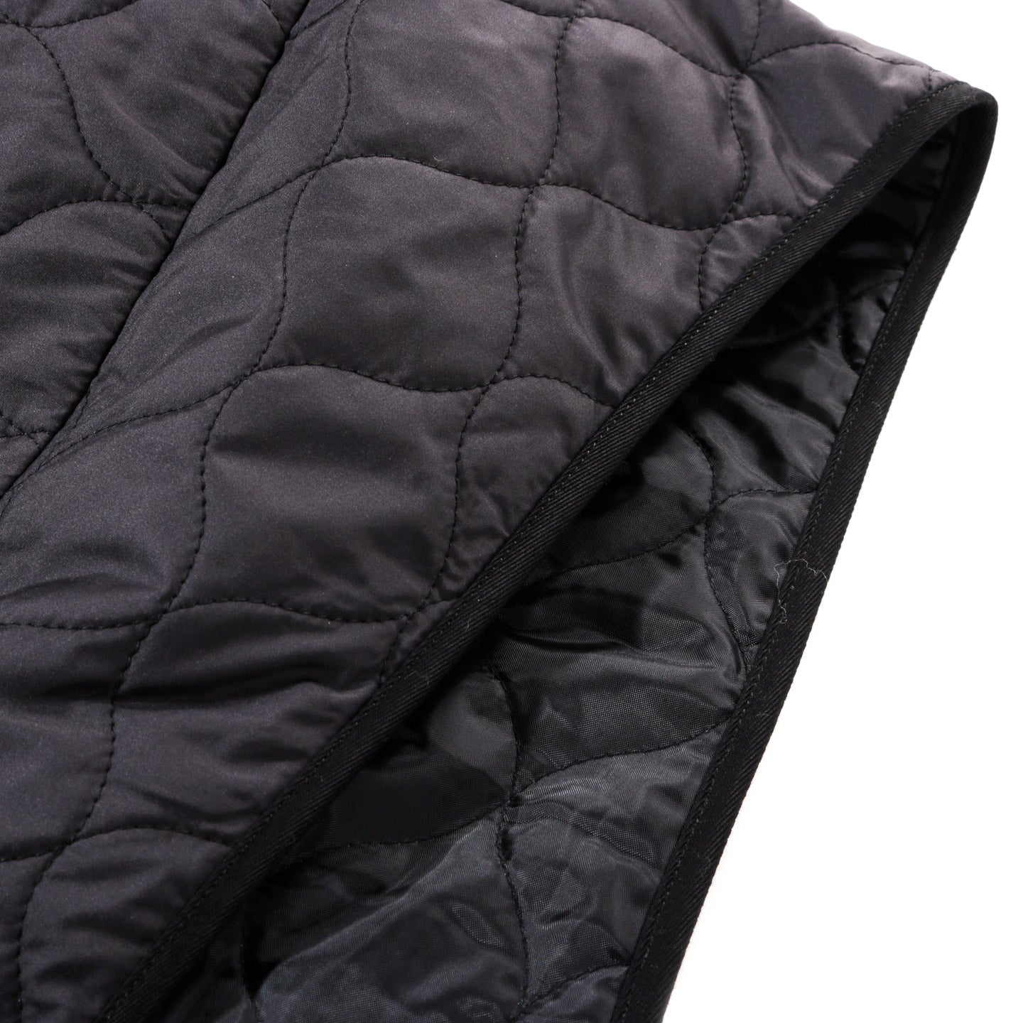 ARCHIE HEADSCARF BLACK QUILTED NYLON