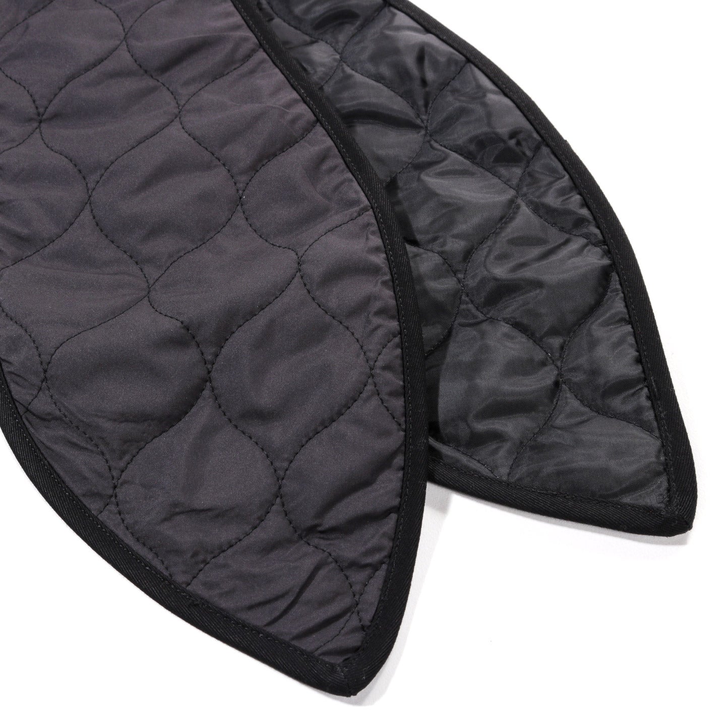 ARCHIE HEADSCARF BLACK QUILTED NYLON