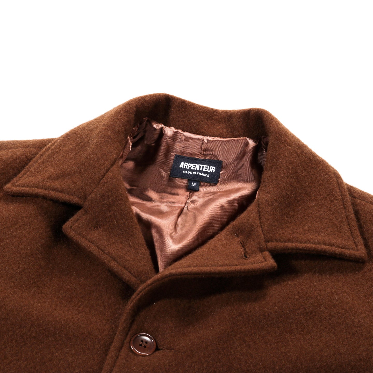 ARPENTEUR LUX JACKET SHAGGY WOOL TOBACCO
