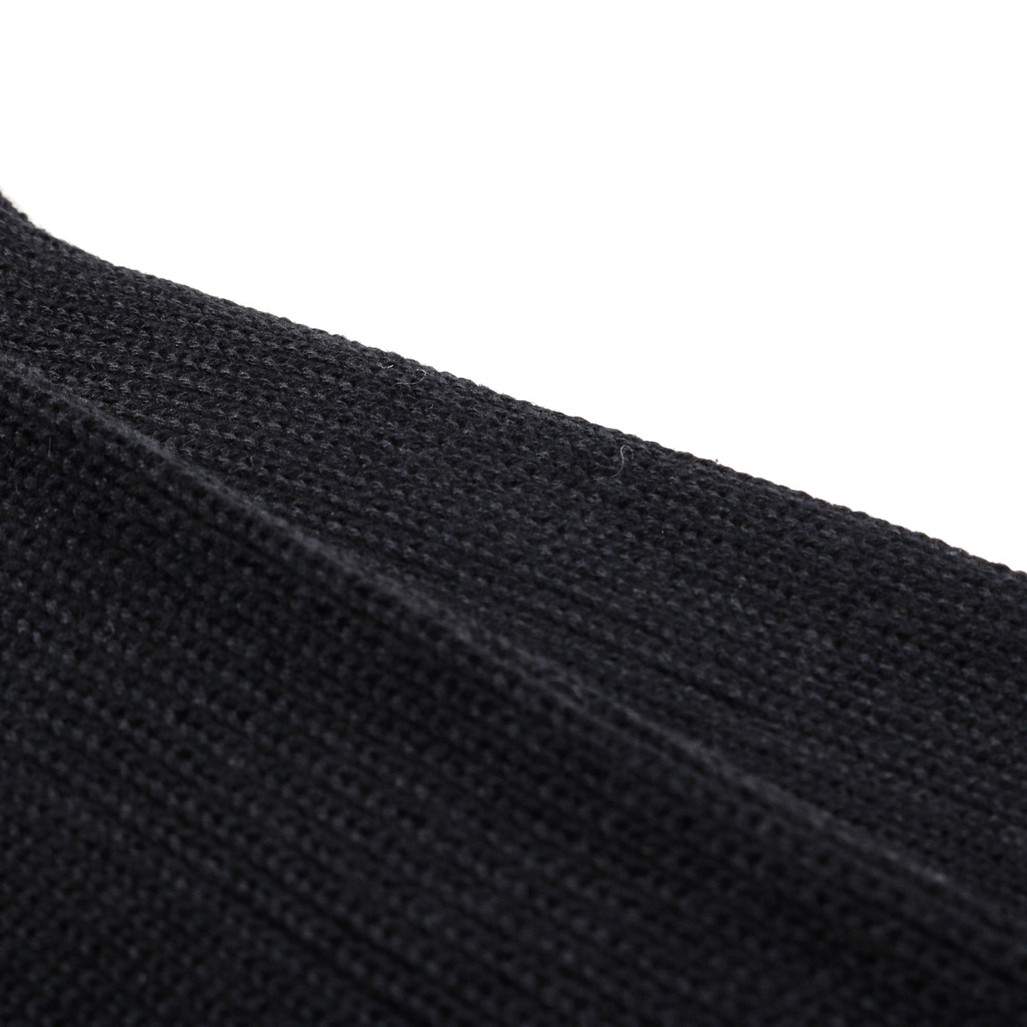 AURALEE COTTON CASHMERE LOW GAUGE SOCKS BLACK