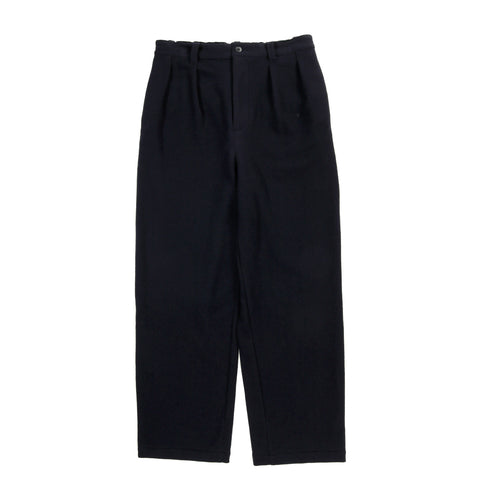BLUE BLUE JAPAN CASHMERE BLEND FLEECE DRAWSTRING PANTS DARK NAVY