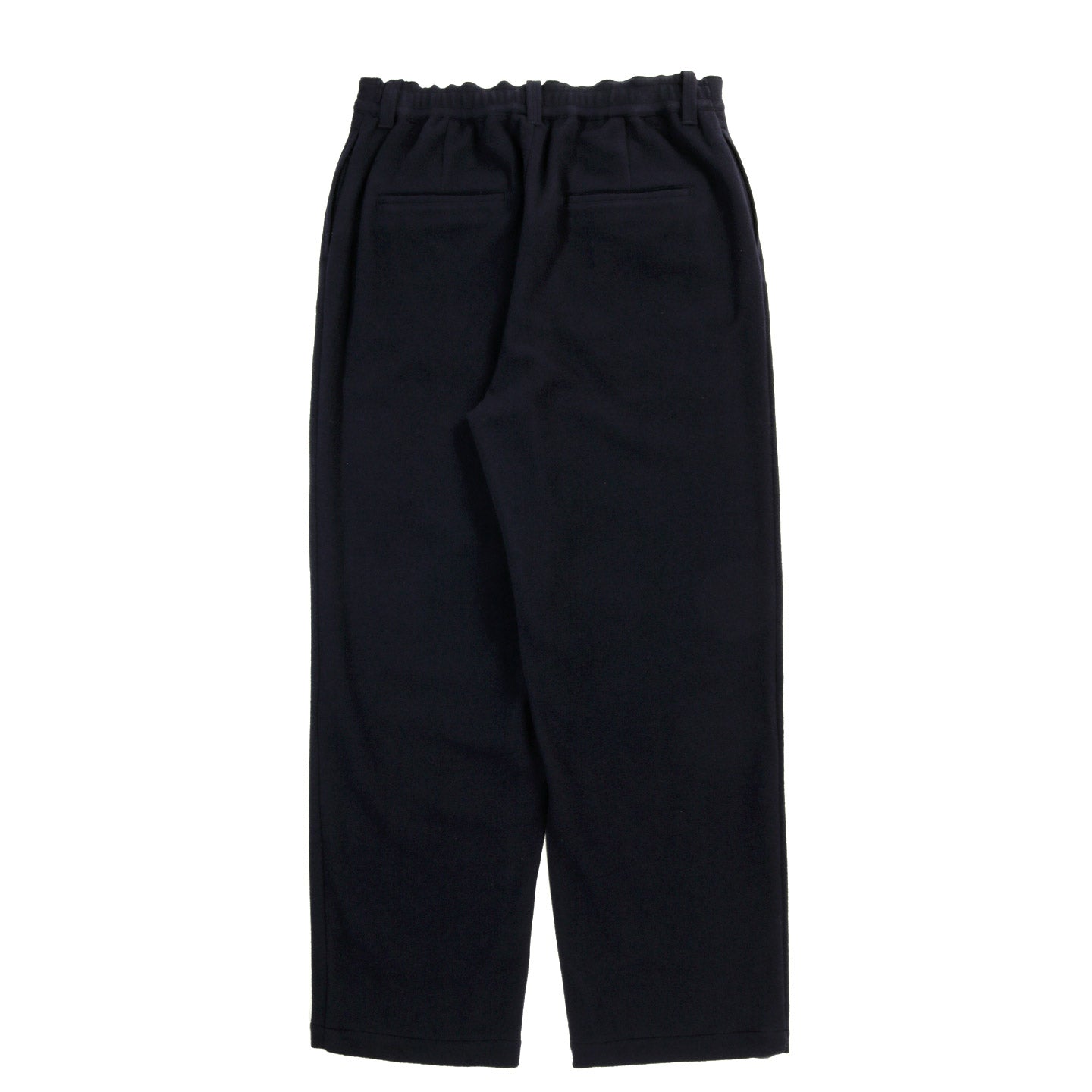 BLUE BLUE JAPAN CASHMERE BLEND FLEECE DRAWSTRING PANTS DARK NAVY