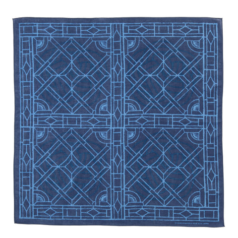 BLUE BLUE JAPAN MIZUHIKI BANDANA DARK NAVY