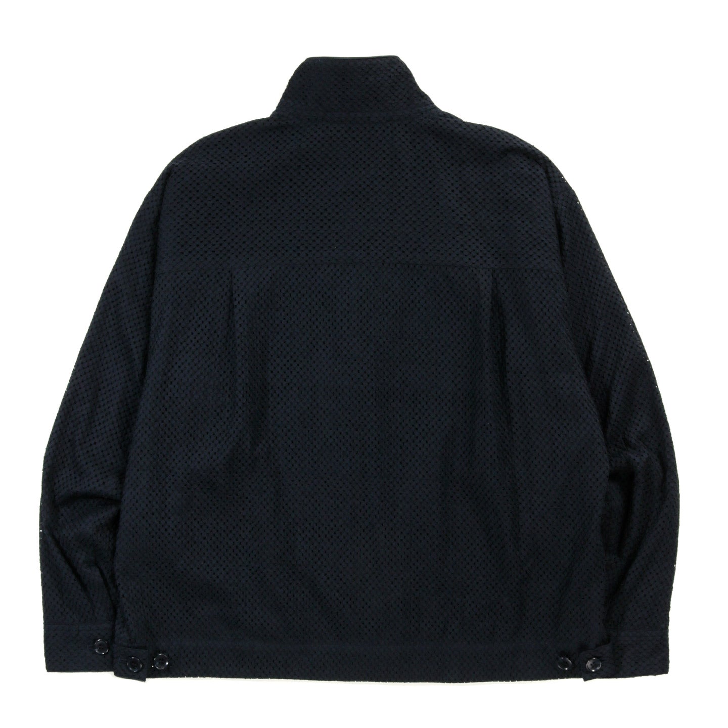 BLUE BLUE JAPAN MEYER LACE ZIP UP JACKET DARK NAVY