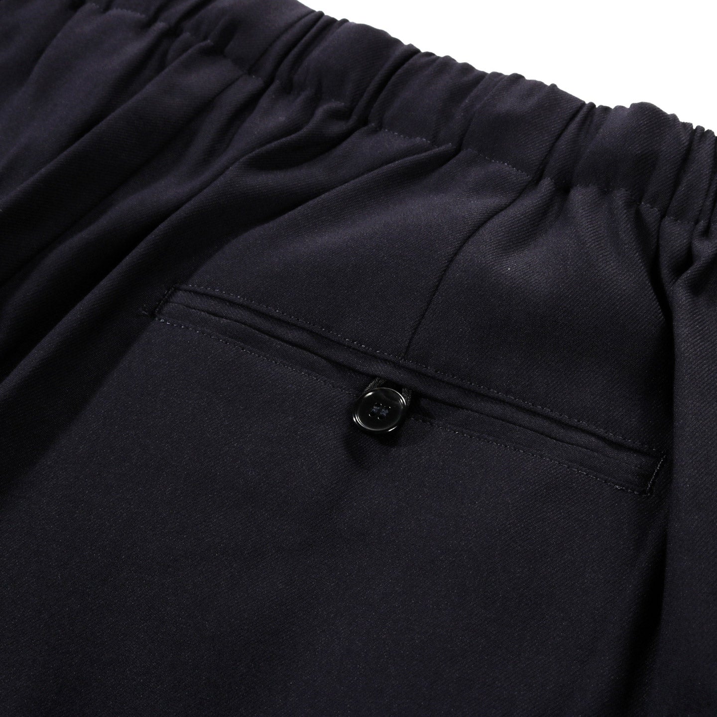 BLUE BLUE JAPAN STRETCH DRY TWILL DRAWSTRING PANTS DARK NAVY