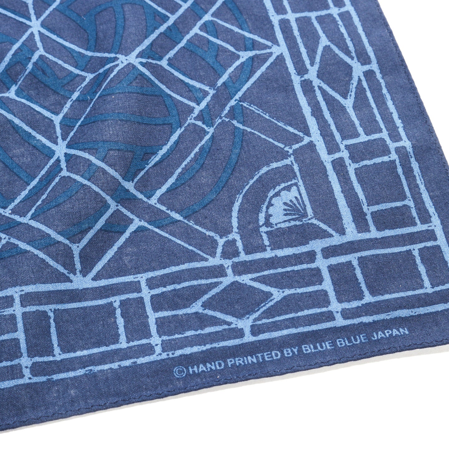 BLUE BLUE JAPAN MIZUHIKI BANDANA DARK NAVY